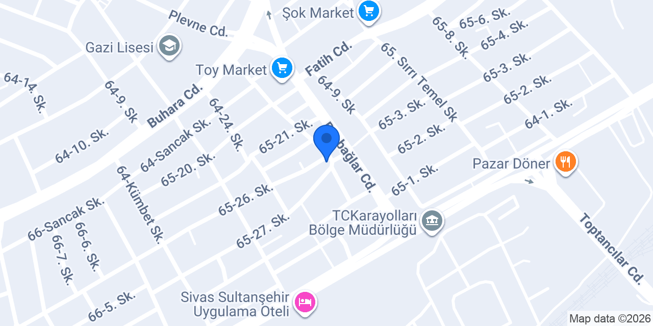 Hatipoğlu Tüp Bayi konumu