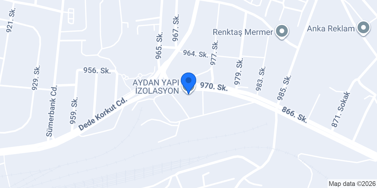 AYDAN YAPI İZOLASYON konumu