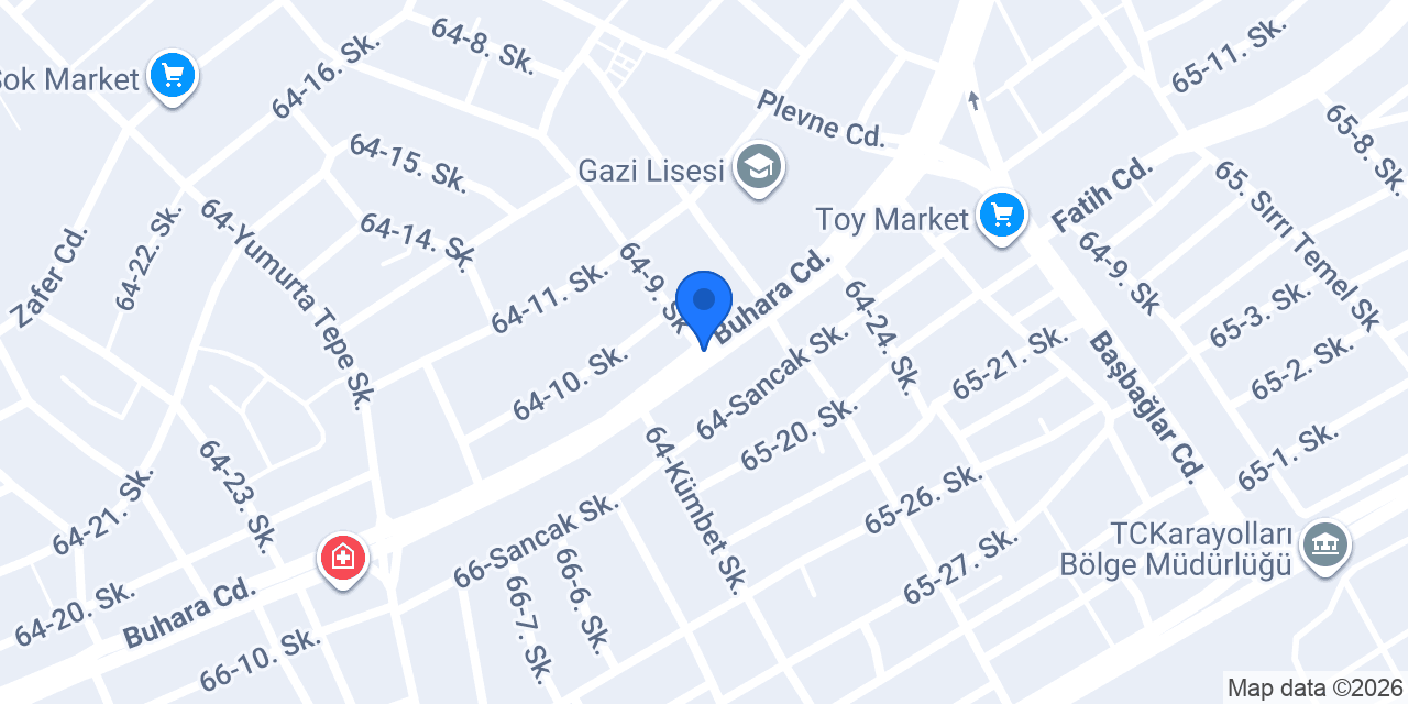 Korkmaz Havalandırma konumu