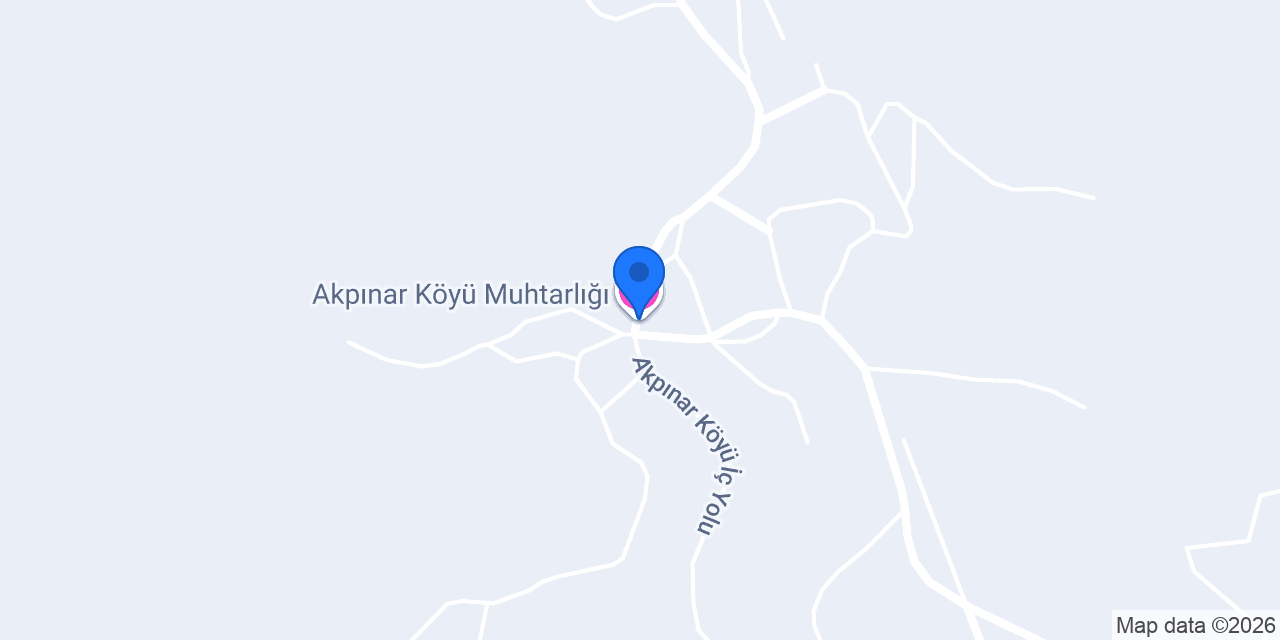 Akpınar Köyü Muhtarlığı konumu