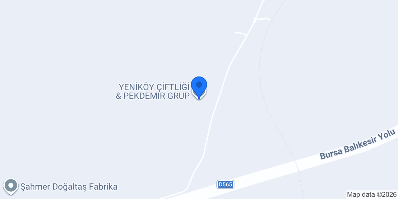 YENİKÖY ÇİFTLİĞİ & PEKDEMIR GRUP konumu