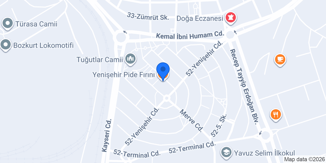 Yenişehir Pide Fırını konumu