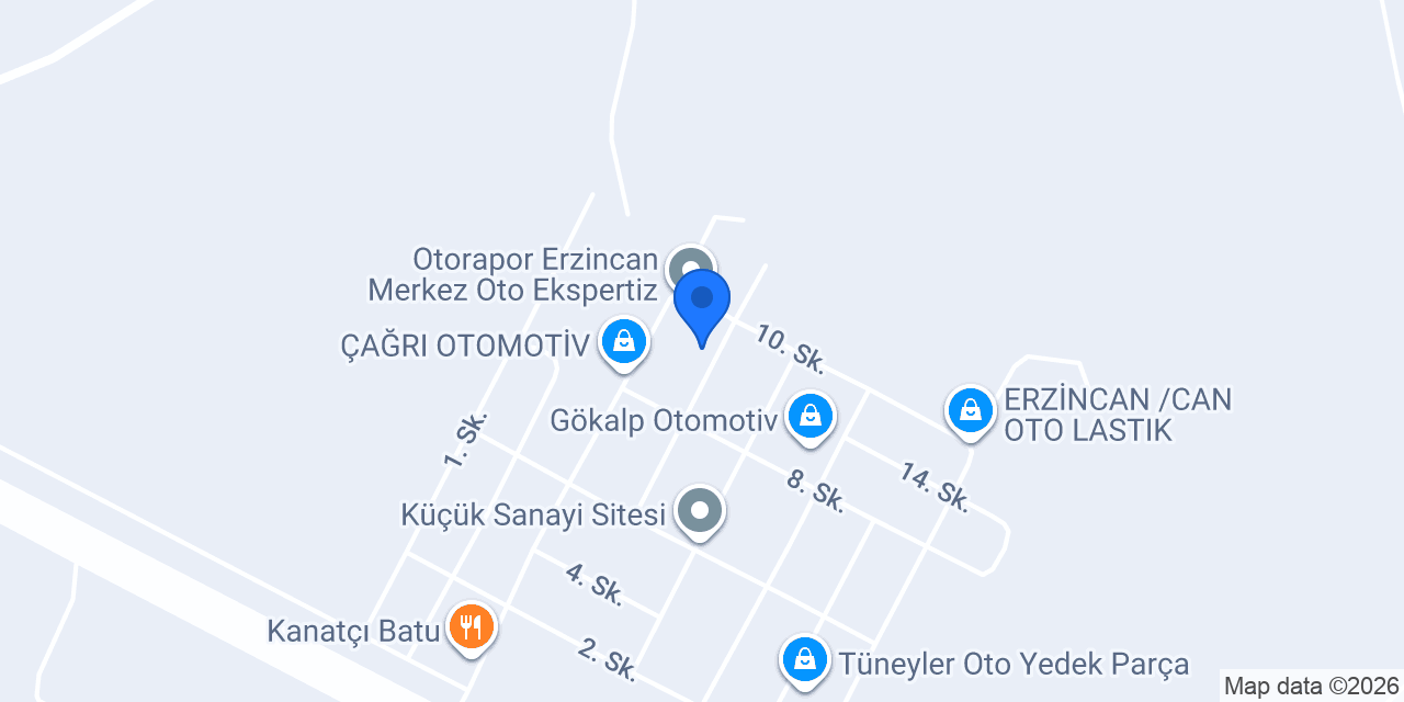 Performans Oto Servis konumu