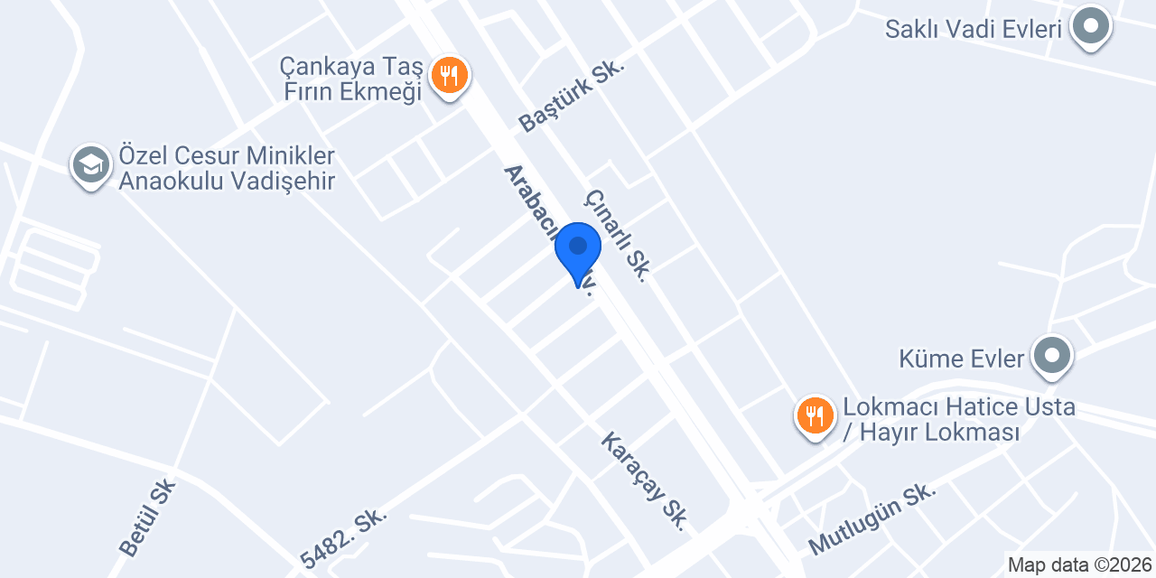 Ata Simit Fırını konumu