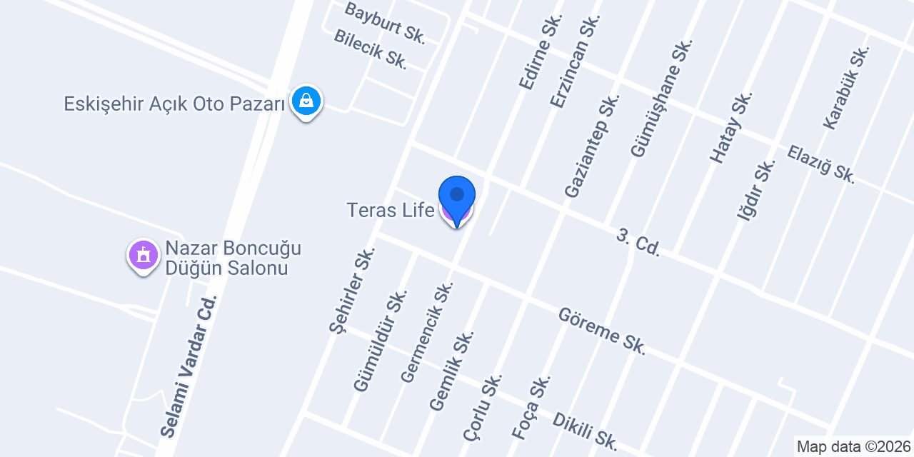 Teras Life konumu