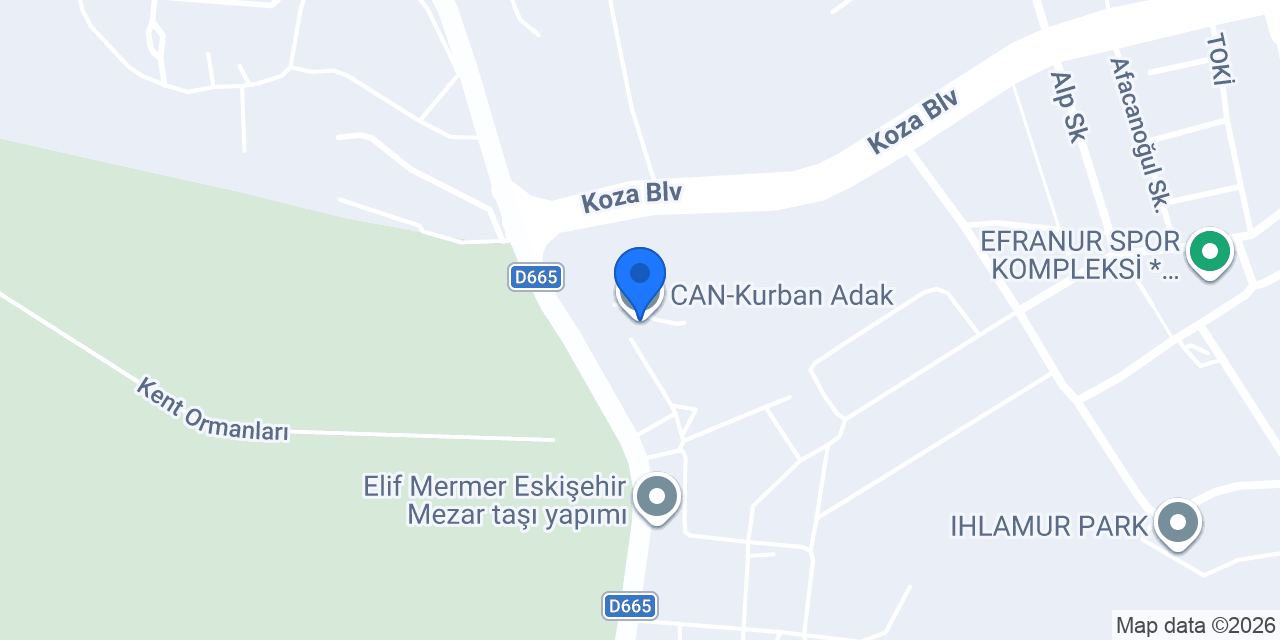 CAN-Kurban Adak konumu