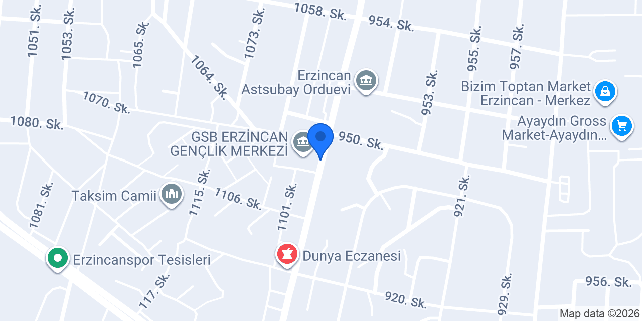 Nöbetçi Eczaneler konumu