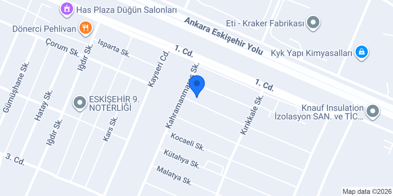 Yönyap Yapı Malzemeleri - Teksan Şube konumu