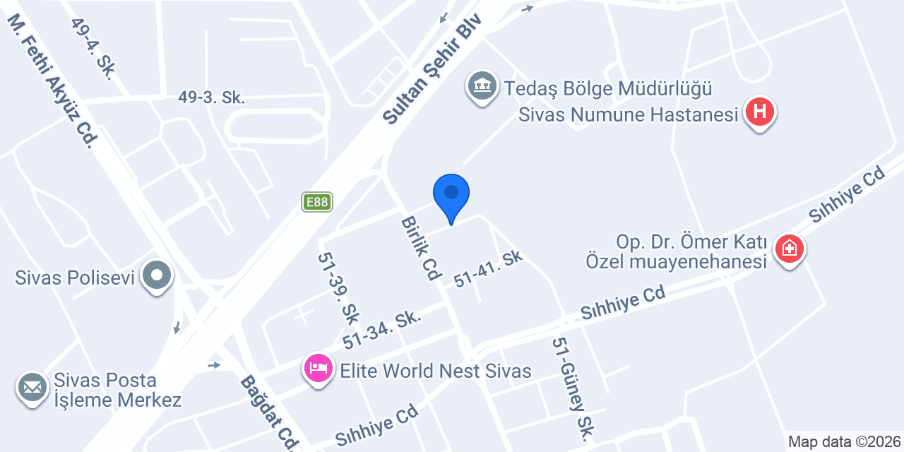 YEŞİL KİMYA SAN.TİC.LTD.ŞTİ. konumu