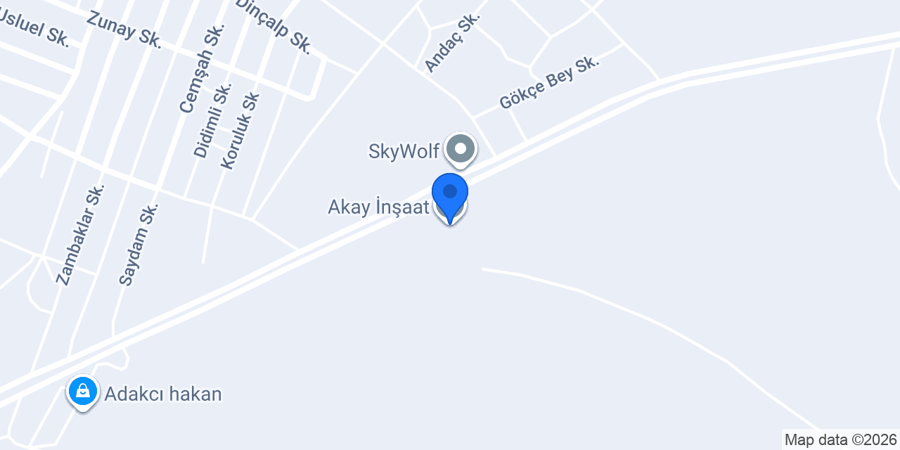 Akay İnşaat konumu