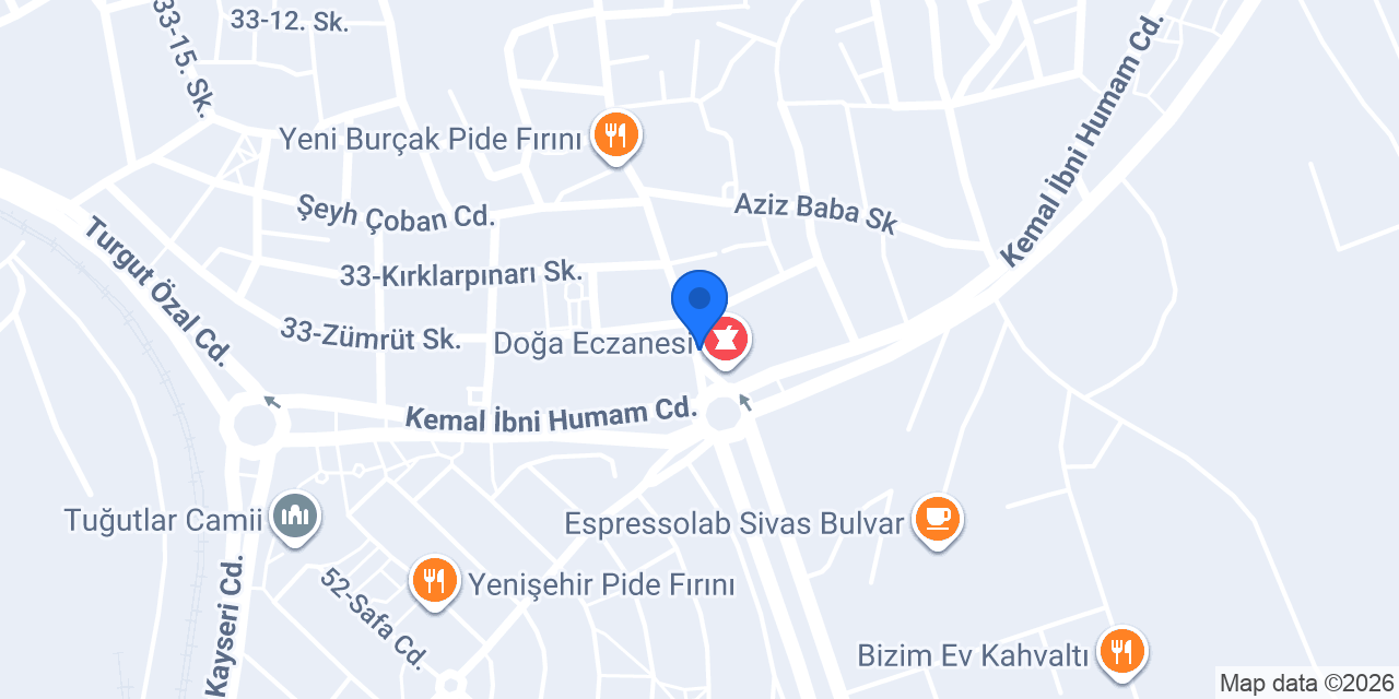 Saray Pastanesi Sivas 2 konumu