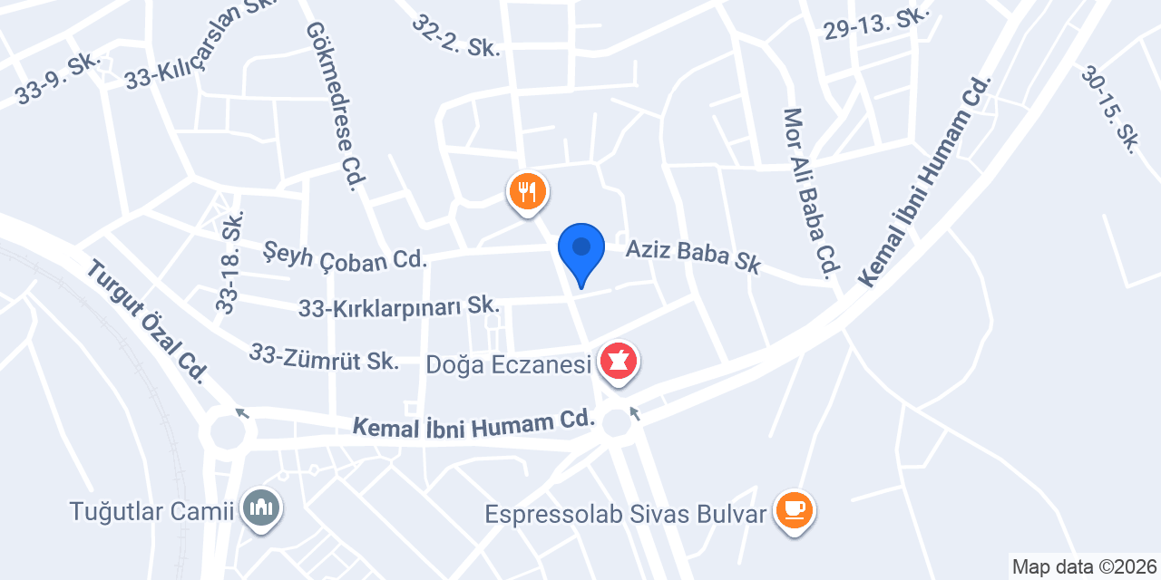 Velâ Kuaför konumu