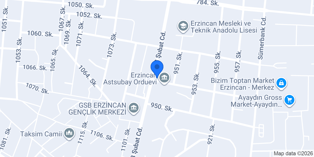 Adak Yapı Market konumu