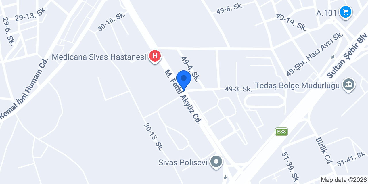 Sivas Store konumu