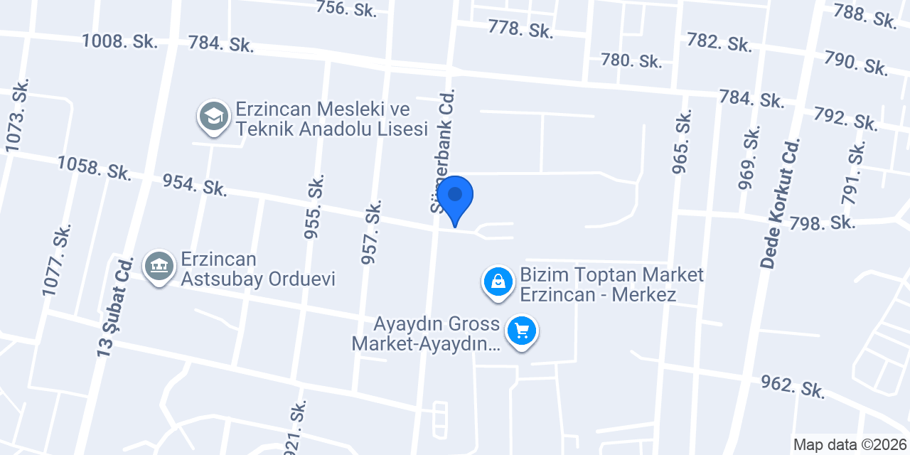 İpekyolu Tesisleri konumu
