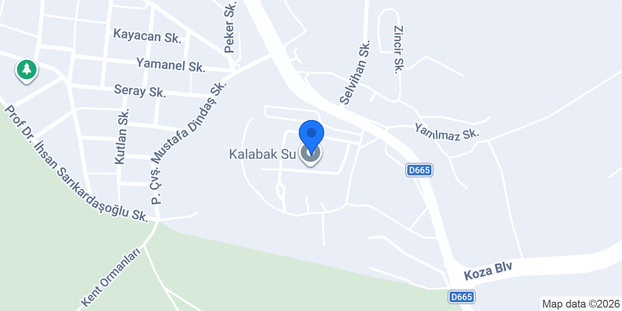 Kalabak Su konumu