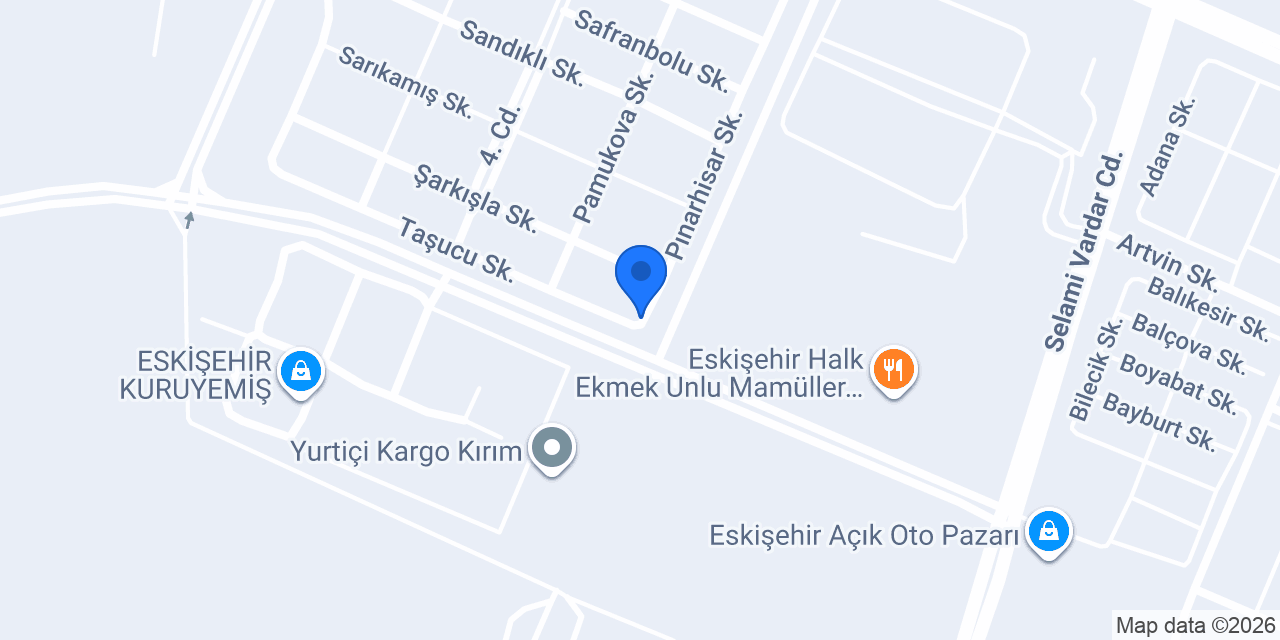 HMT GIDA ESKİŞEHİR konumu