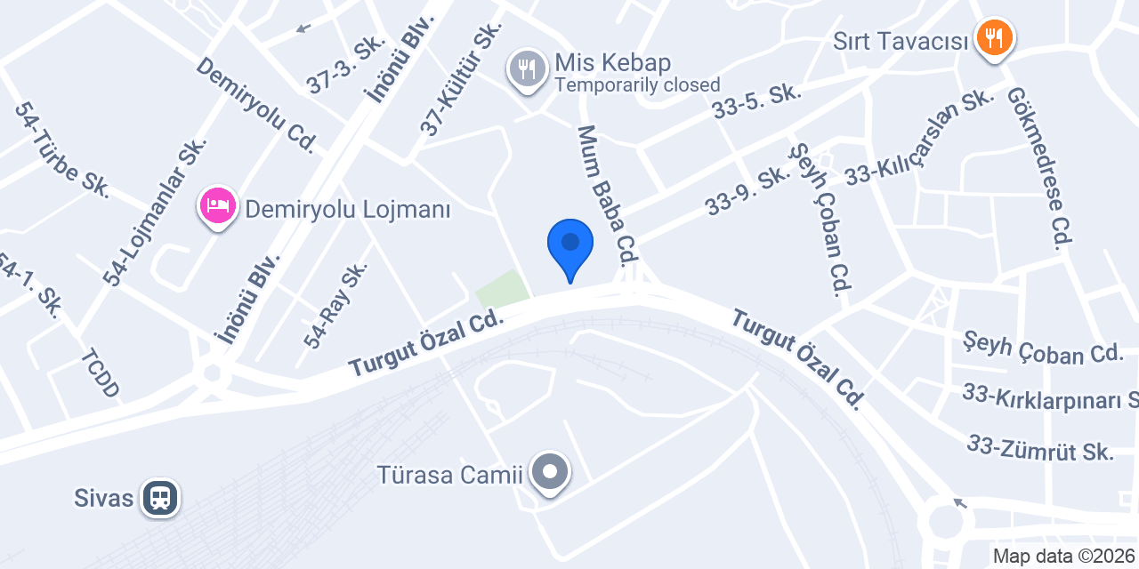 Meva Kafe-Restoran konumu