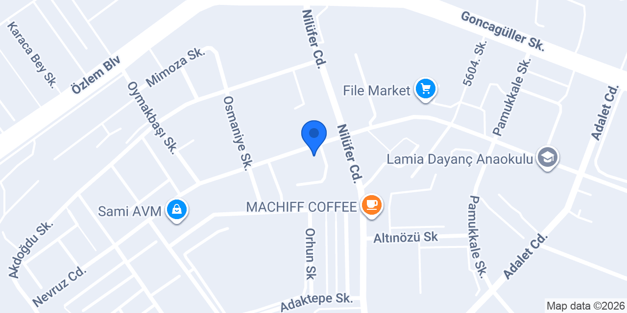 Gözde Mobilya konumu