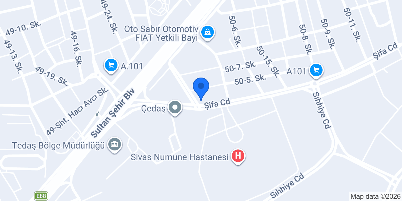 Gülersin Eczanesi konumu