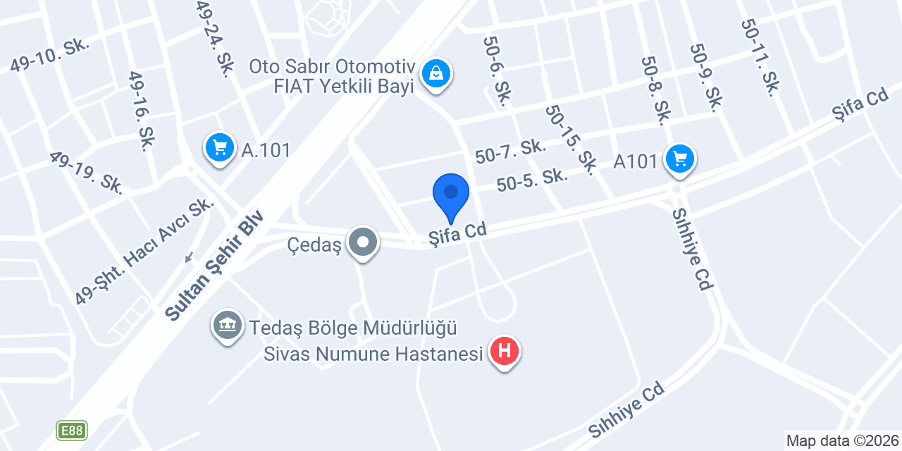 SUBAŞI ECZANESİ konumu