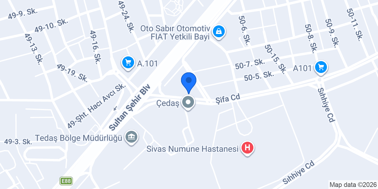 Göz Optik konumu