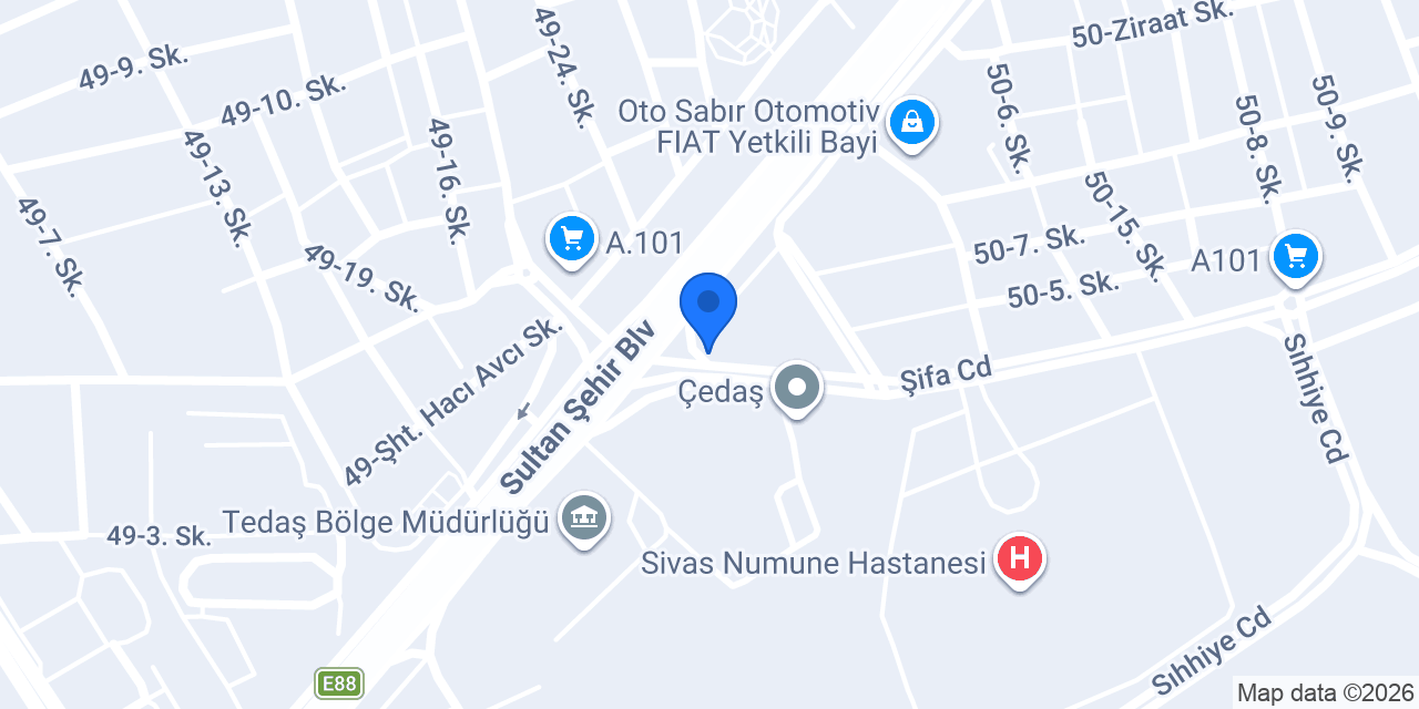 Ekici Eczanesi konumu