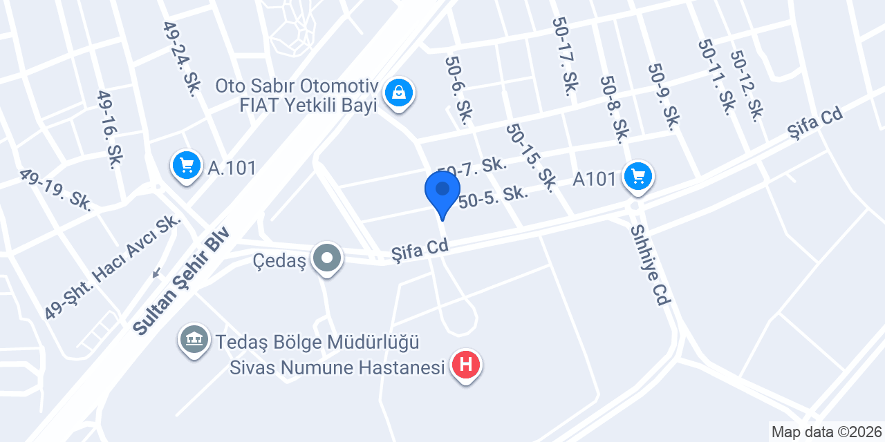 Yunus Ünsal Optik konumu