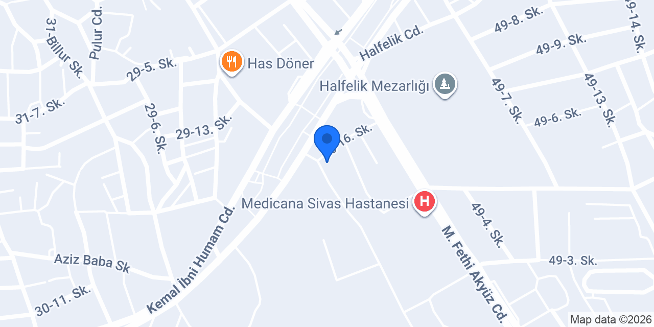 SİVAS LEON OTEL & SPA& MASAJ & REZİDANS konumu