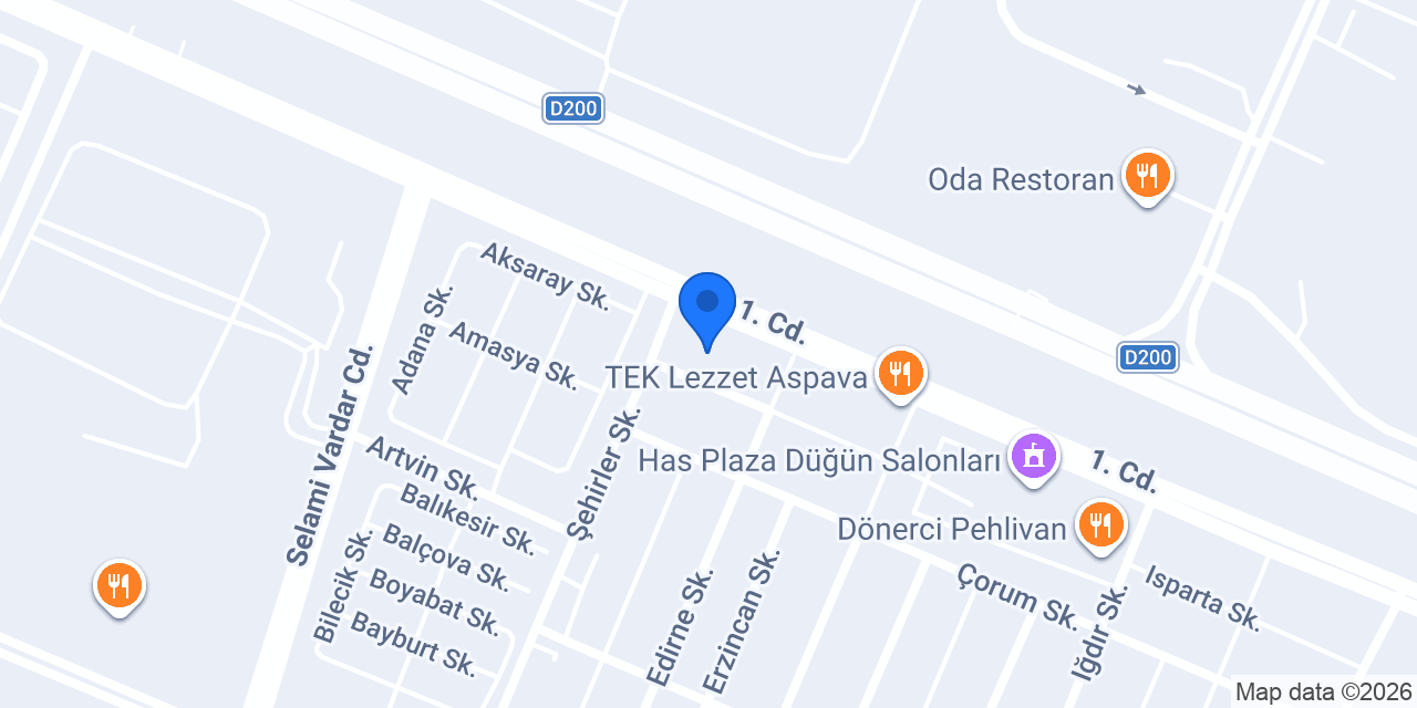 Yapı Kredi - EMKO Sanayi Sitesi Şubesi konumu