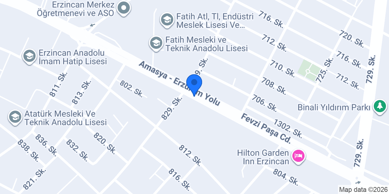 ErzTescil Web Tasarım konumu