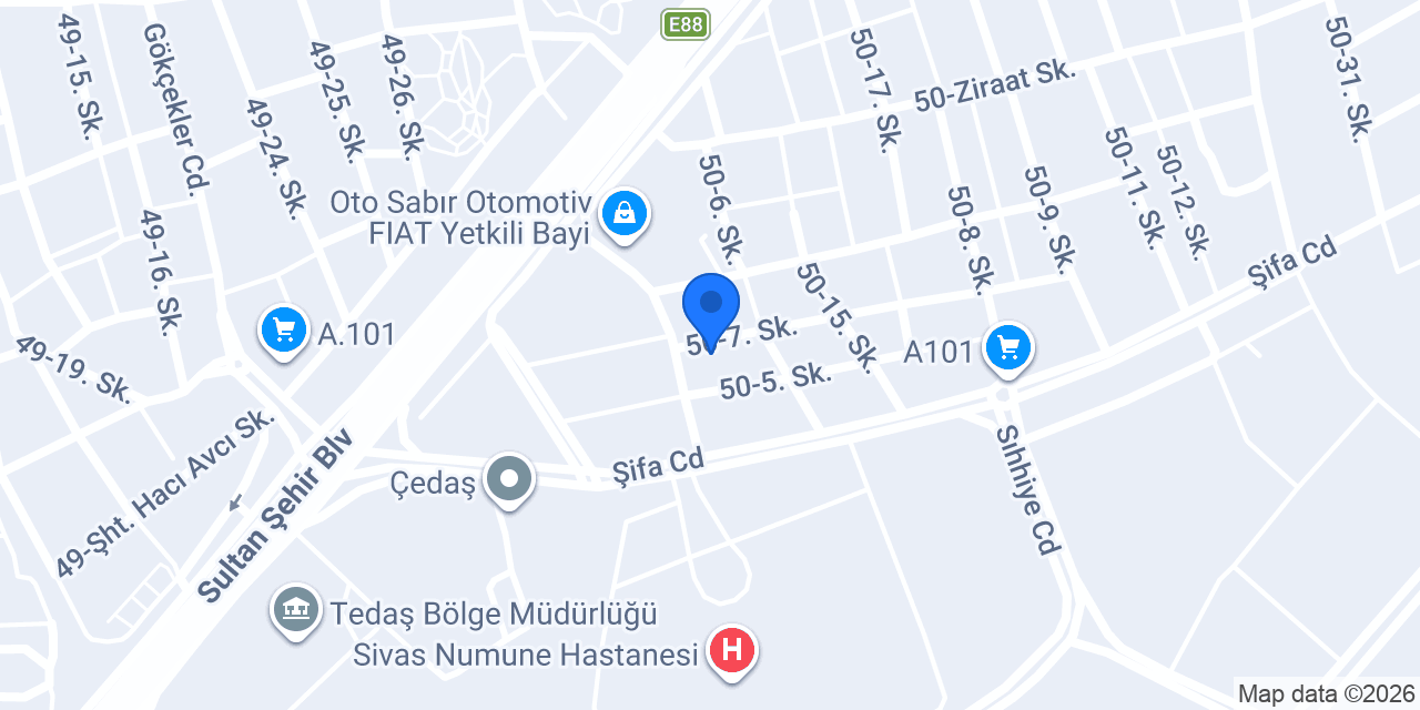 Yıldız Tesisat Eca Serel Yetkili Servis konumu