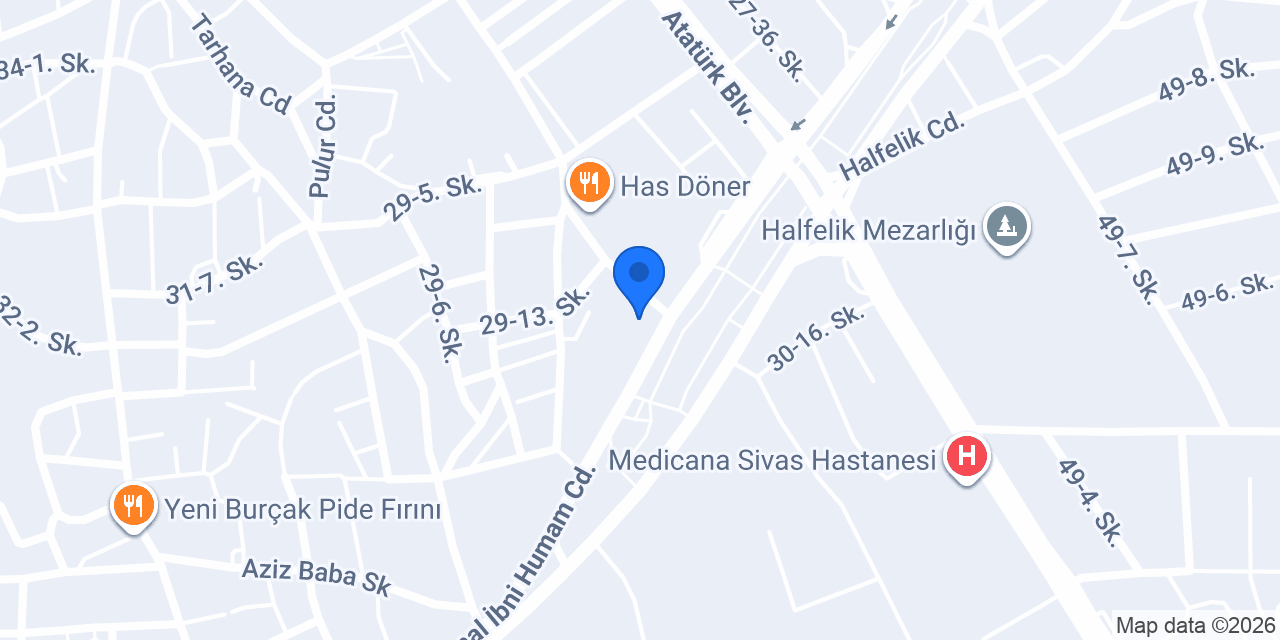 Seren Halı Mobilya konumu