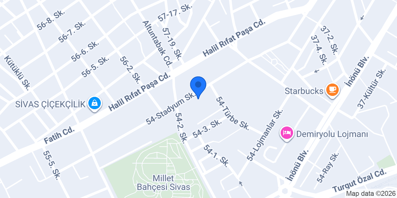 Dörteylül Ortaokulu konumu