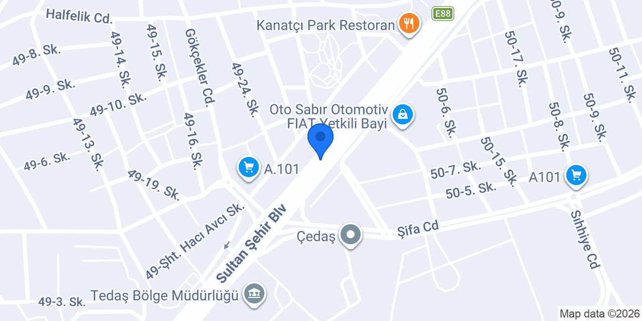 Köşk Bahçe Halı konumu