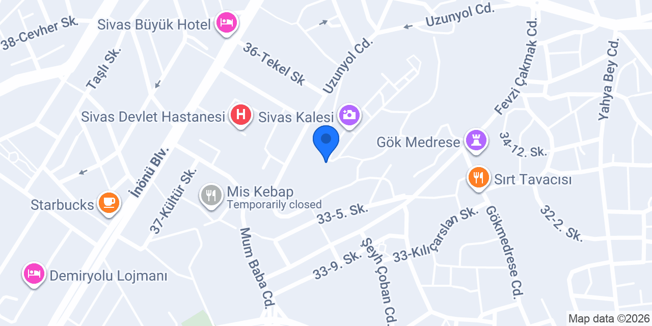 KALE ANIT CAFE konumu