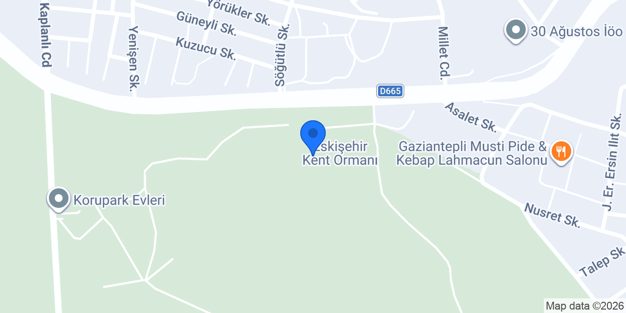 Kent Ormanı Kır Kahve Evi konumu