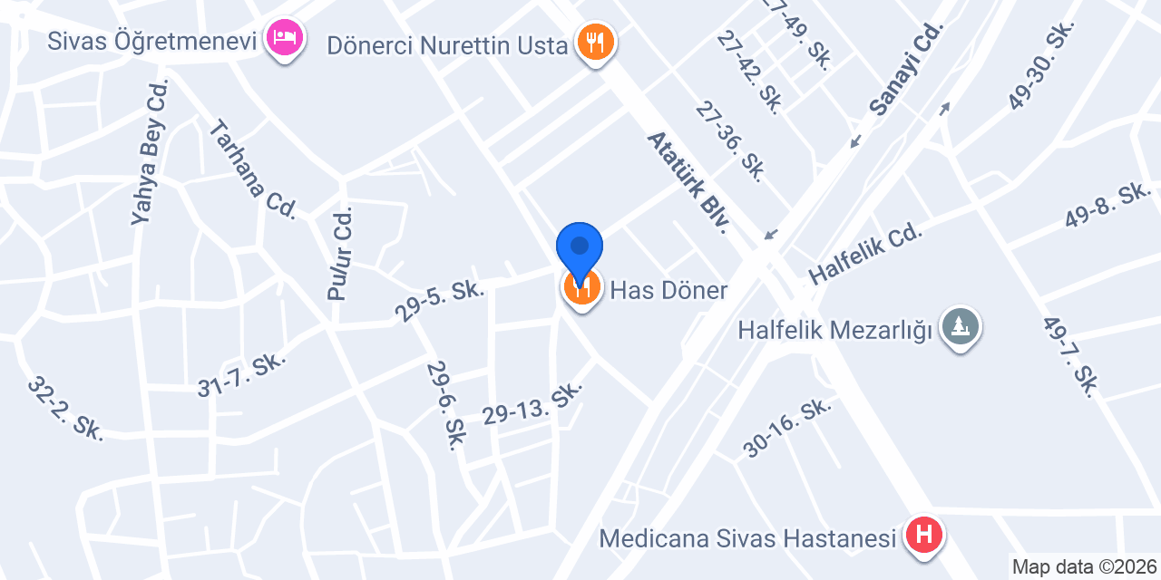 Polat Center konumu
