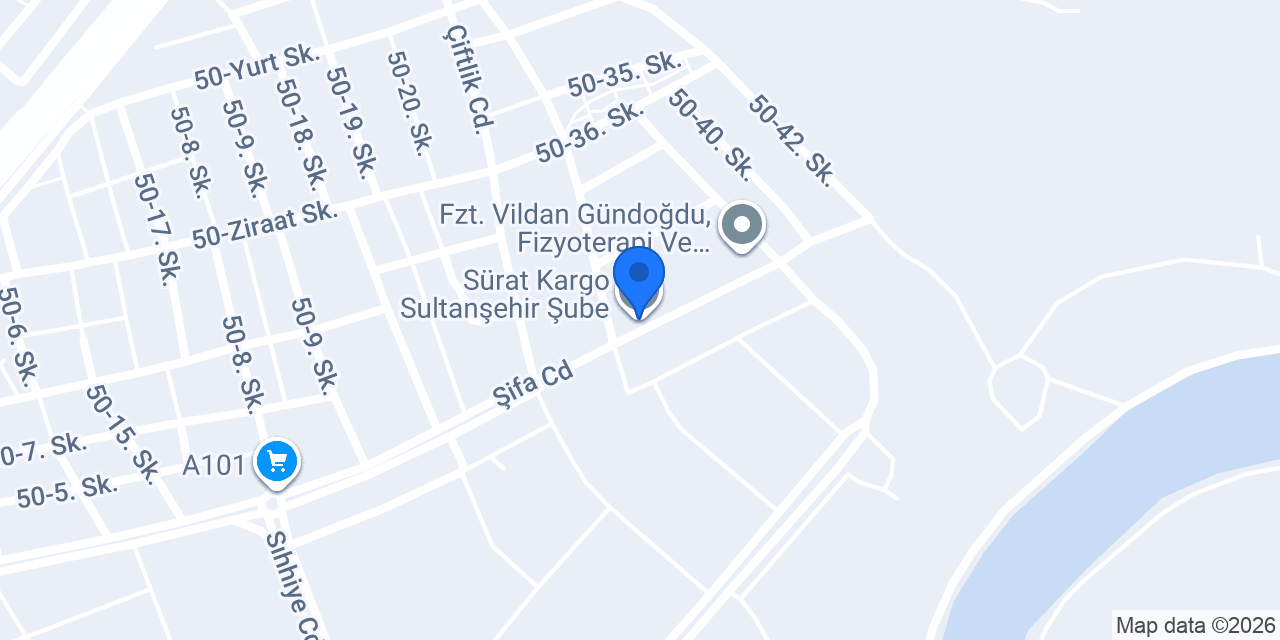 Sürat Kargo Sultanşehir Şube konumu