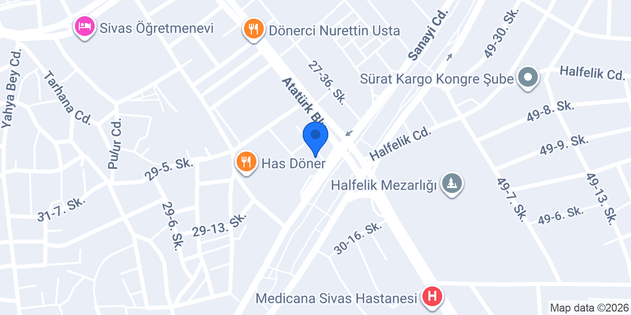 SİGORTAMTR ERKAN ŞUBESİ SİVAS konumu