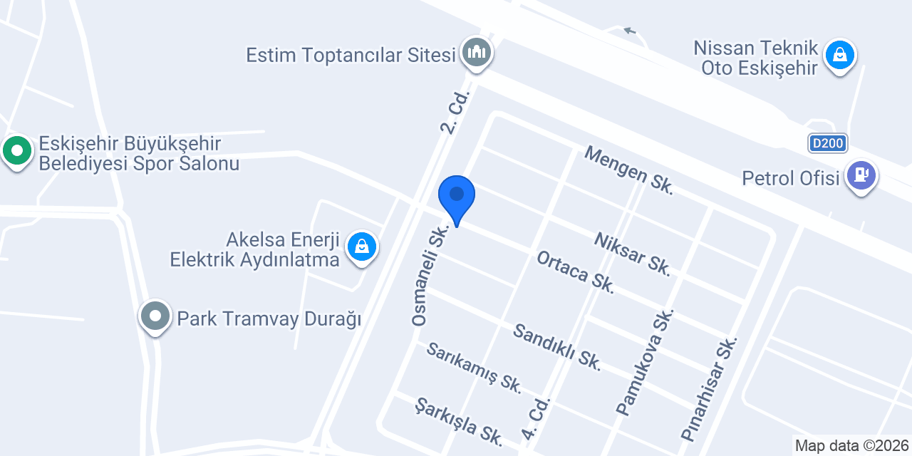 Eriş Helva Toptan Satış - Depo konumu