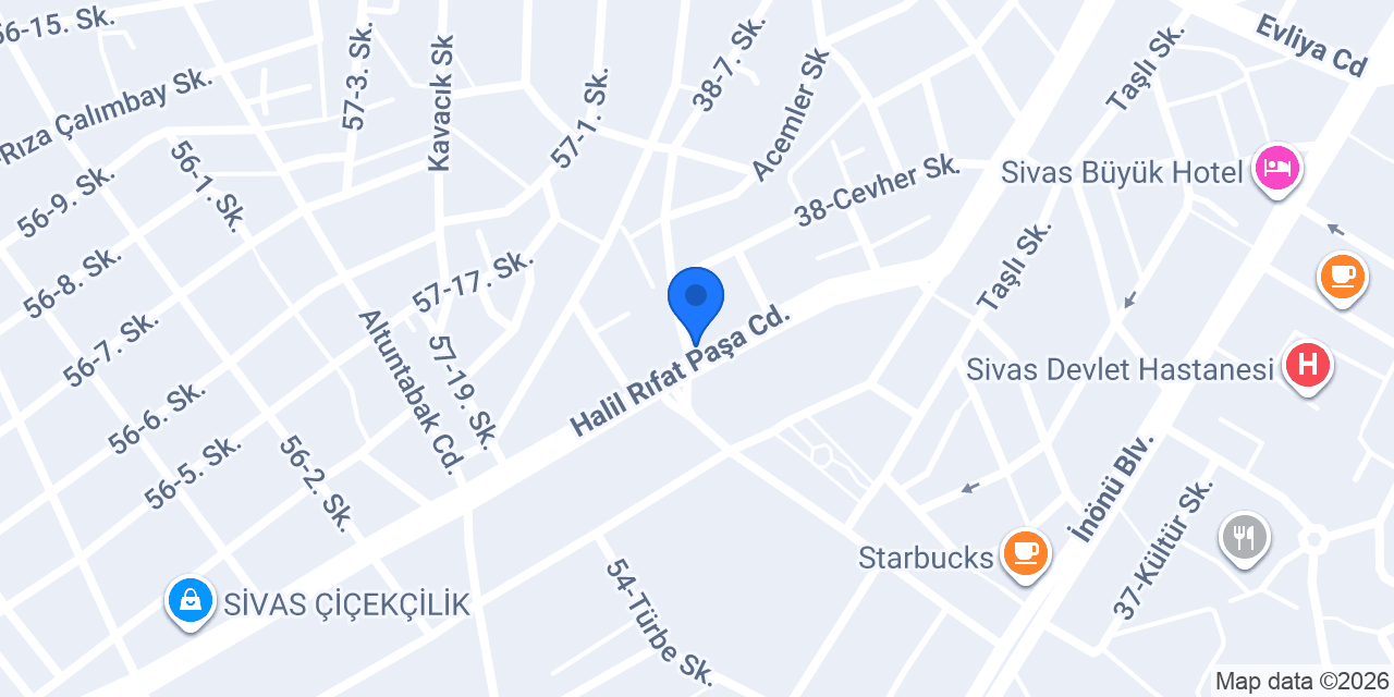 Mavi Eczanesi konumu