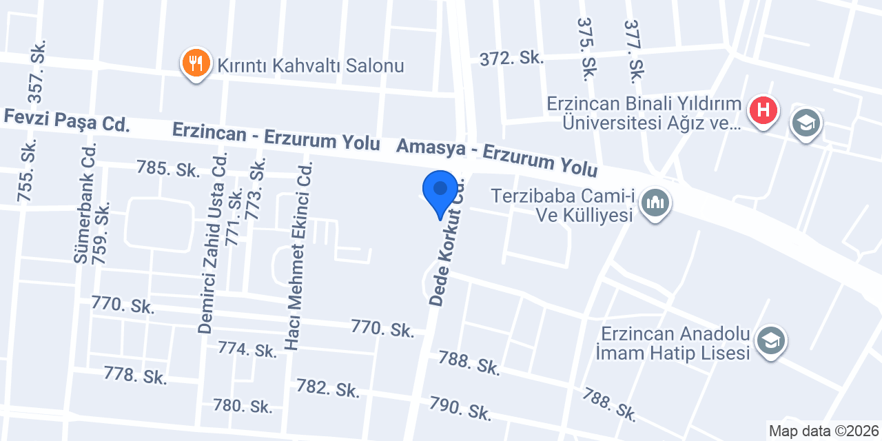 Lüks Erzincan Seyahat konumu