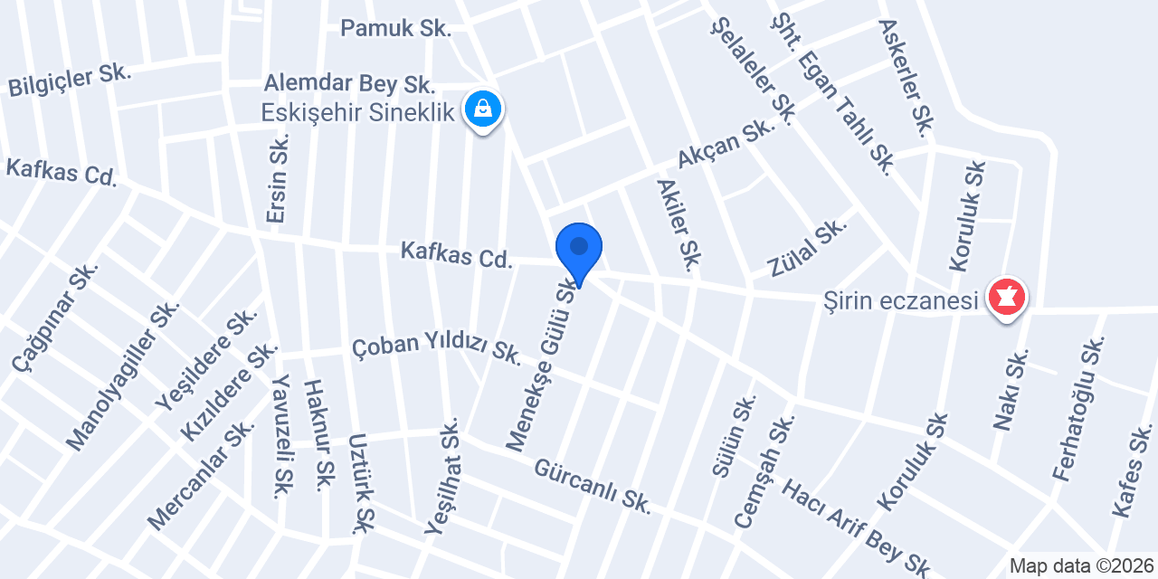 Marshall - Bereket Ticaret konumu