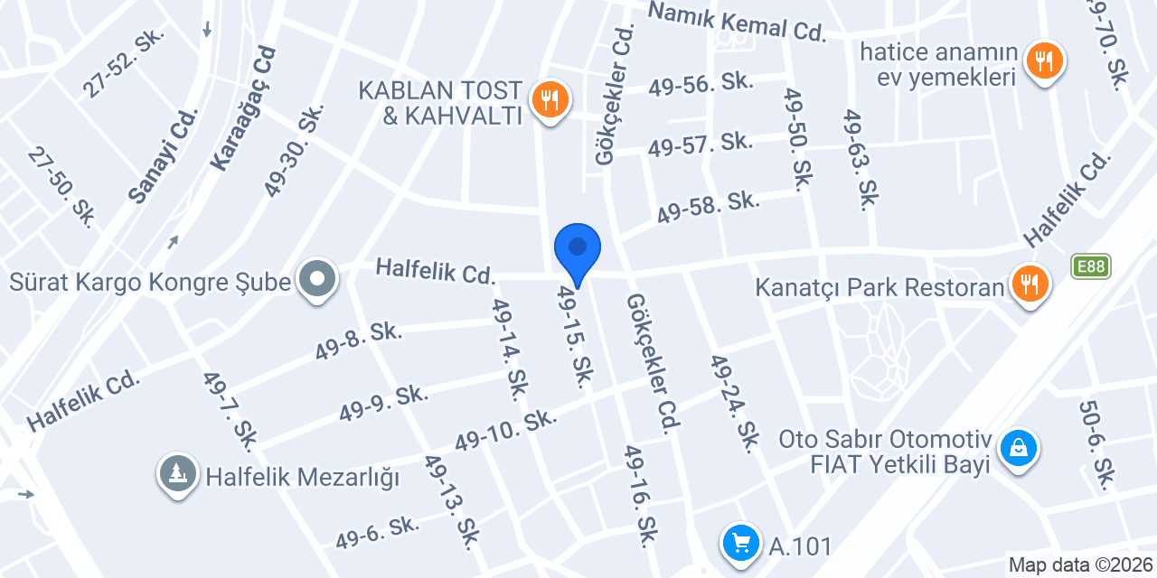 Sivas Doğan Kebap konumu