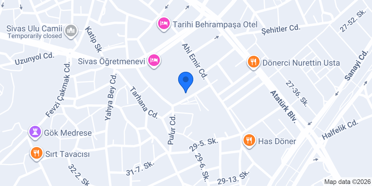 SİVAS SELÇUK ORTAOKULU konumu