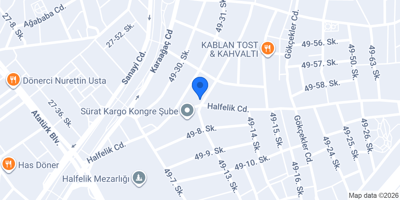 Ermak Ticaret konumu