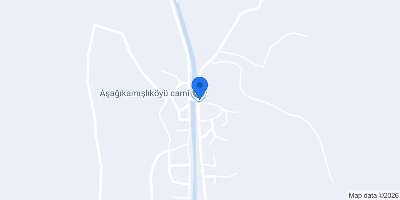 Aşağıkamışlıköyü cami konumu