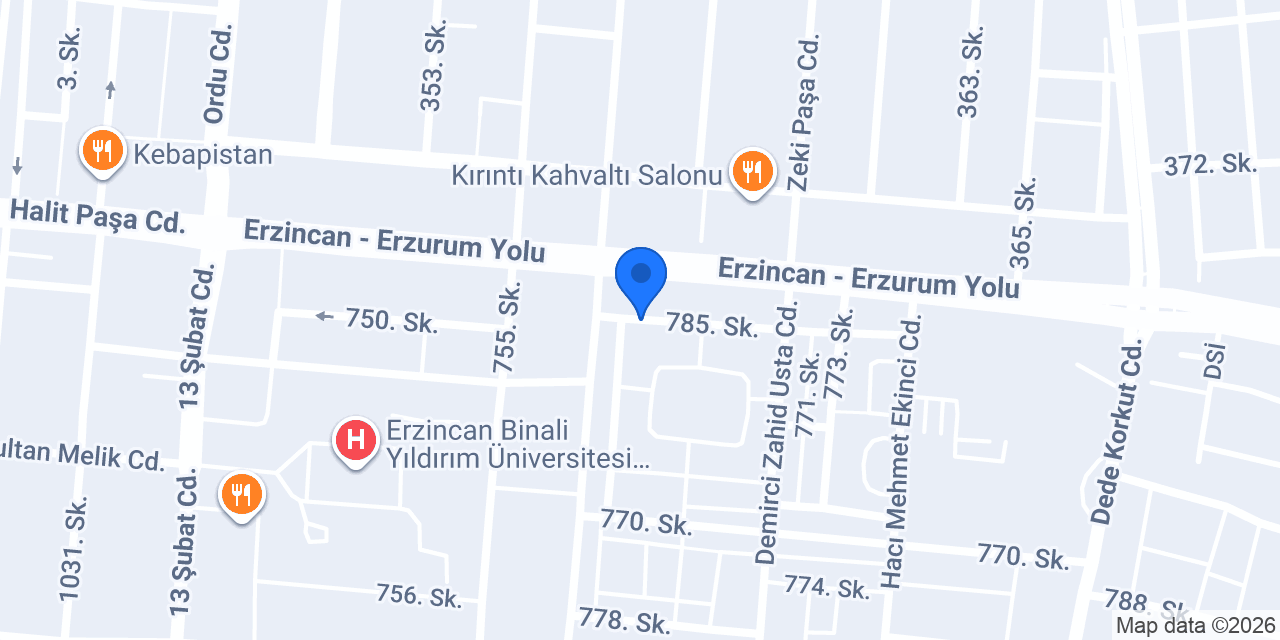 Bulut Veteriner Kliniği konumu
