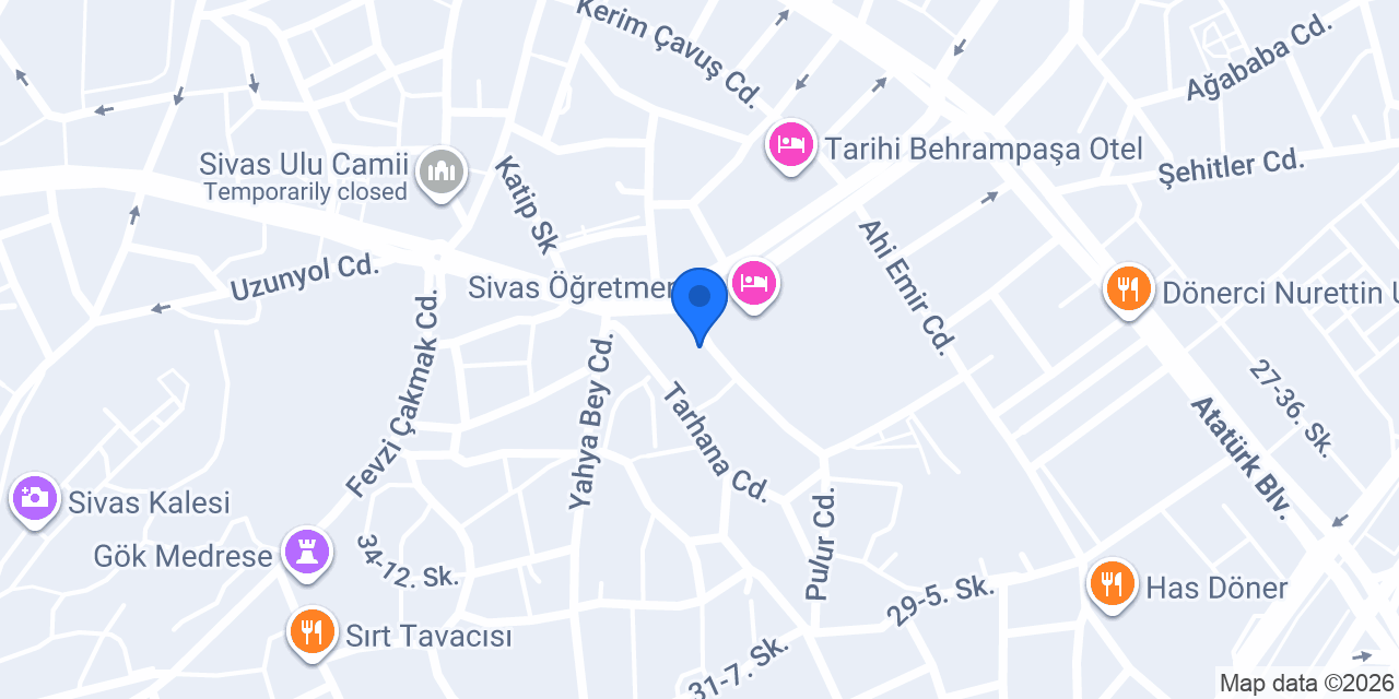 Sivas Şehir Çiçekçilik konumu